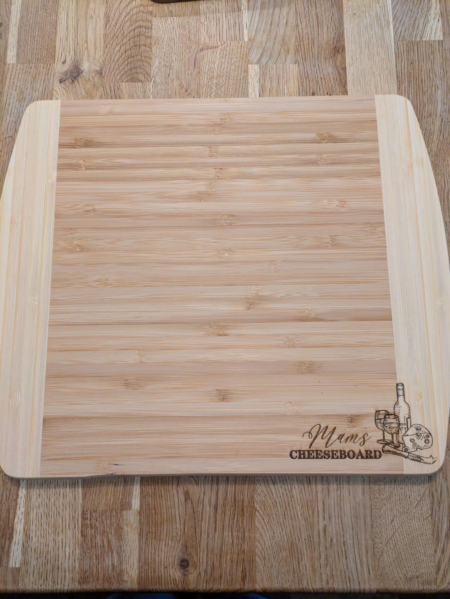 Personalised Large Bamboo Cheese Board