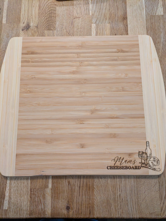 Personalised Large Bamboo Cheese Board